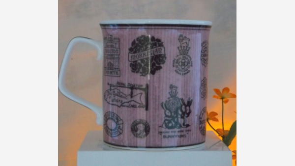 Gift-Quality Fine China Coffee Mugs - Set of Three - Free Shipping!
