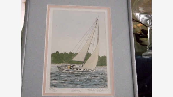 home-treasures.com - Signed/Numbered Print - Racing Yacht