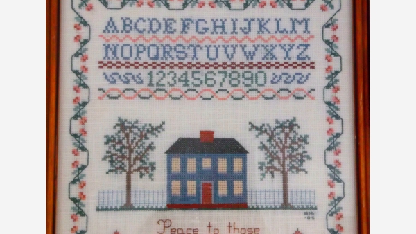 Vintage Needlework Sampler - Fine Quality - Free Shipping!