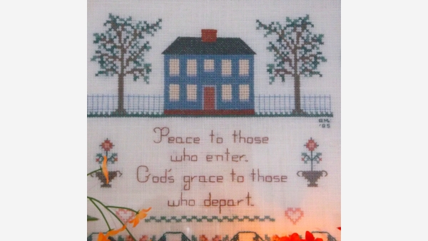 Vintage Needlework Sampler - Fine Quality - Free Shipping!