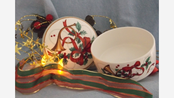 MIKASA "Maxima Jubilation" Porcelain Candy Dish - Free Shipping!