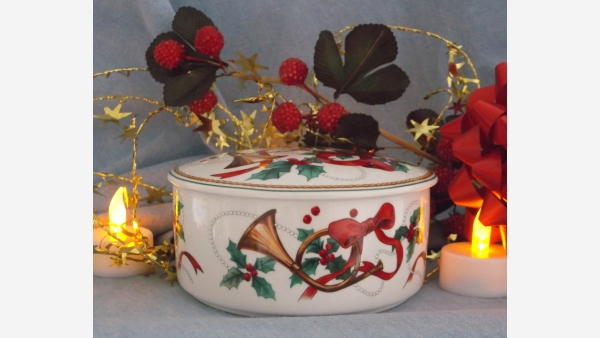 MIKASA "Maxima Jubilation" Porcelain Candy Dish - Free Shipping!