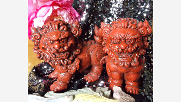 home-treasures.com - Vintage Fu Lions - Pair - Free Shipping!