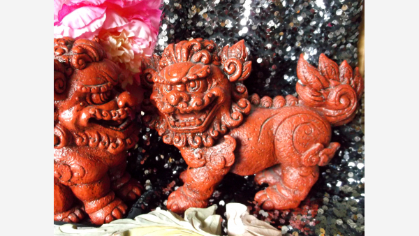 home-treasures.com - Vintage Fu Lions - Pair - Free Shipping!
