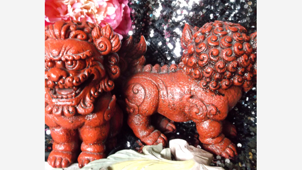 home-treasures.com - Vintage Fu Lions - Pair - Free Shipping!