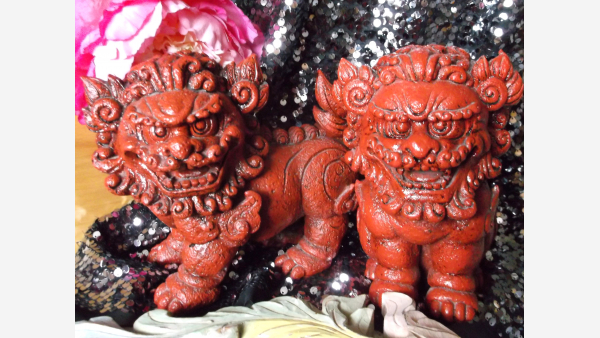 home-treasures.com - Vintage Fu Lions - Pair - Free Shipping!