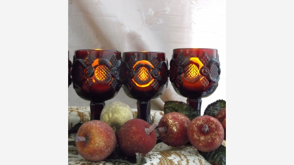 home-treasures.com - Avon Vintage Goblets - Set of 6 - Free Shipping!