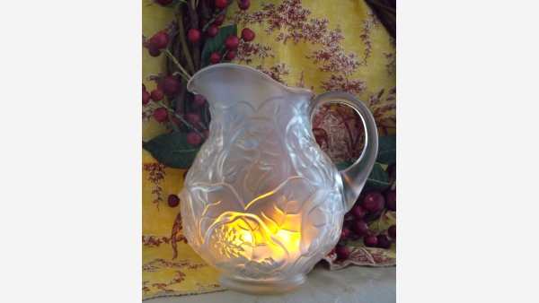 home-treasures.com - Fenton Satin-Glass Ewer - Free Shipping!