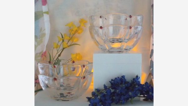 Mikasa Glass Dessert Bowls - Set of Four - Free Shipping!