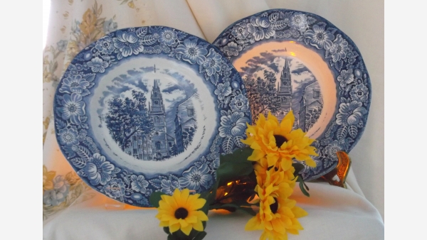 Staffordshire Soup Bowls - Set of Two - Free Shipping!