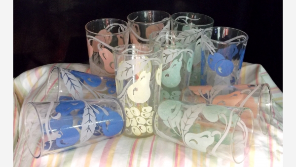 Lovely Pastel Juice Tumblers - Set of 10