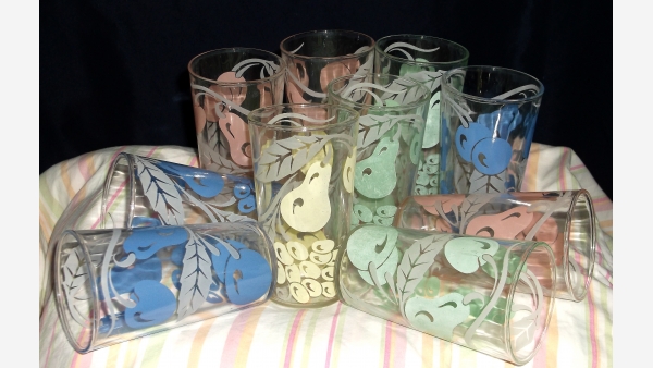 Lovely Pastel Juice Tumblers - Set of 10