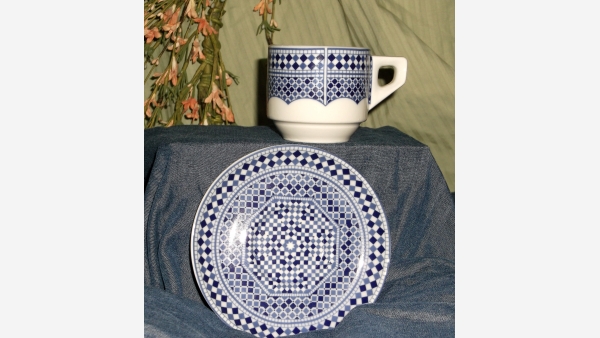 Espresso Cup/Saucer - Morocco