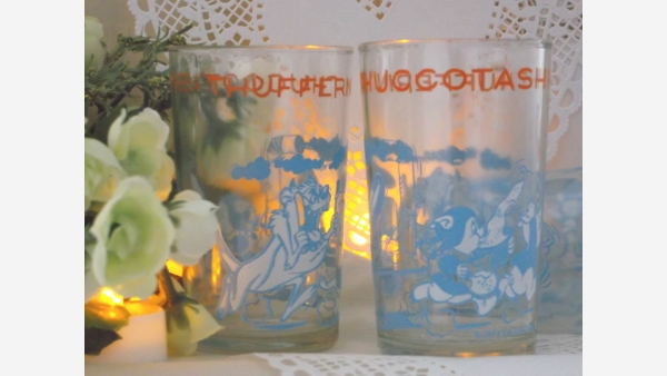 Looney-Tunes Vintage Juice Tumblers - Set of Four