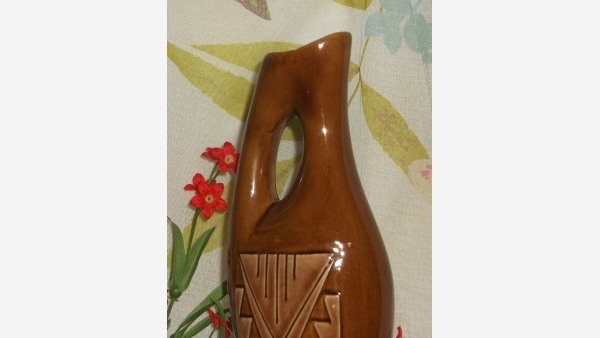 South Dakota Vtg Pottery Vase - Collectible and Rare - Signed Ramona