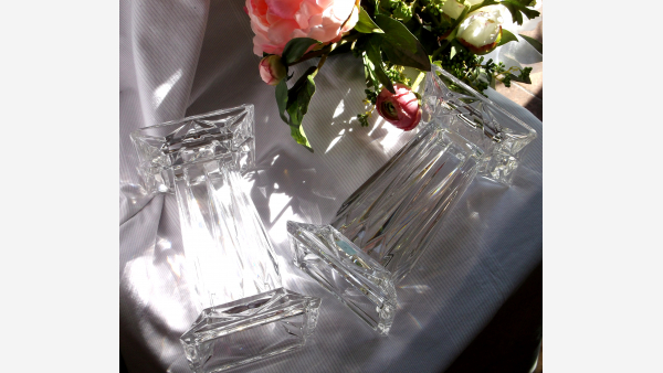 home-treasures.com - Pair of Crystal Candle Holders - Free Shipping!