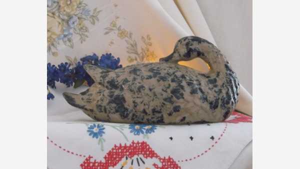 Cottage-Style Goose Figurine - Free Shipping!