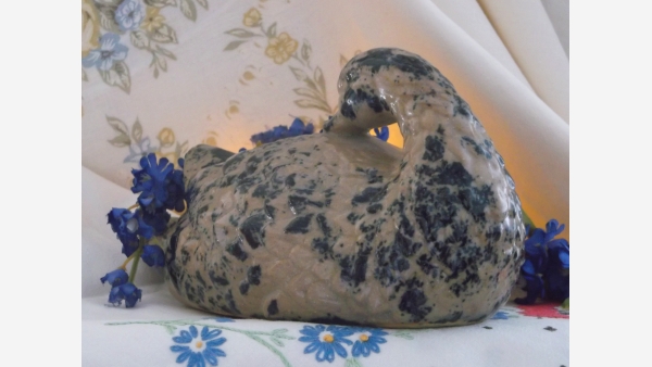 Cottage-Style Goose Figurine - Free Shipping!