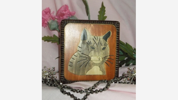 European Handcrafted Wood Jewelry Box - Hinged Lid
