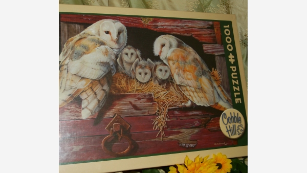 home-treasures.com - New Puzzle - Barn Owls - Free Shipping!