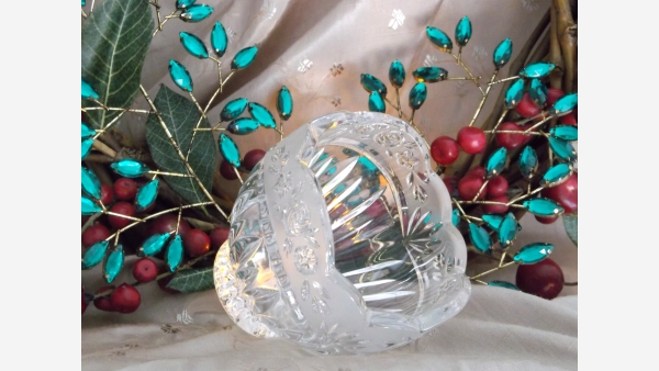 home-treasures.com - Crystal Frosted-Rim Votive - Free Shipping!