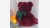Teddy the Beanie Baby Stuffed Bear - Rare Cranberry Color - Free Shipping!