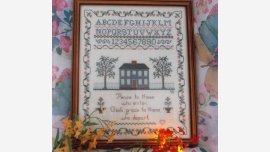 Vintage Needlework Sampler - Fine Quality - Free Shipping!