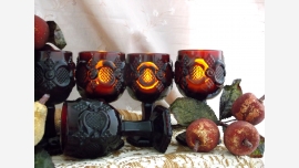 home-treasures.com - Avon Vintage Goblets - Set of 6 - Free Shipping!
