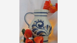 German Handcrafted Stoneware Ewer - A Fine Gift! - Free Shipping!