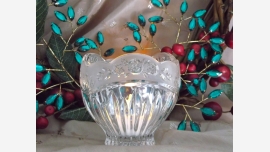 home-treasures.com - Crystal Frosted-Rim Votive - Free Shipping!