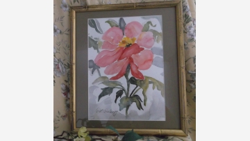 Floral Watercolor - Handsomely Framed - Free Shipping!