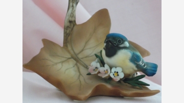Bluebird Figurine - "Capodimonte" (Italy) - Free Shipping!