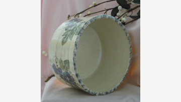 Wisconsin Crockery Bowl - Stencil Design - Free Shipping!